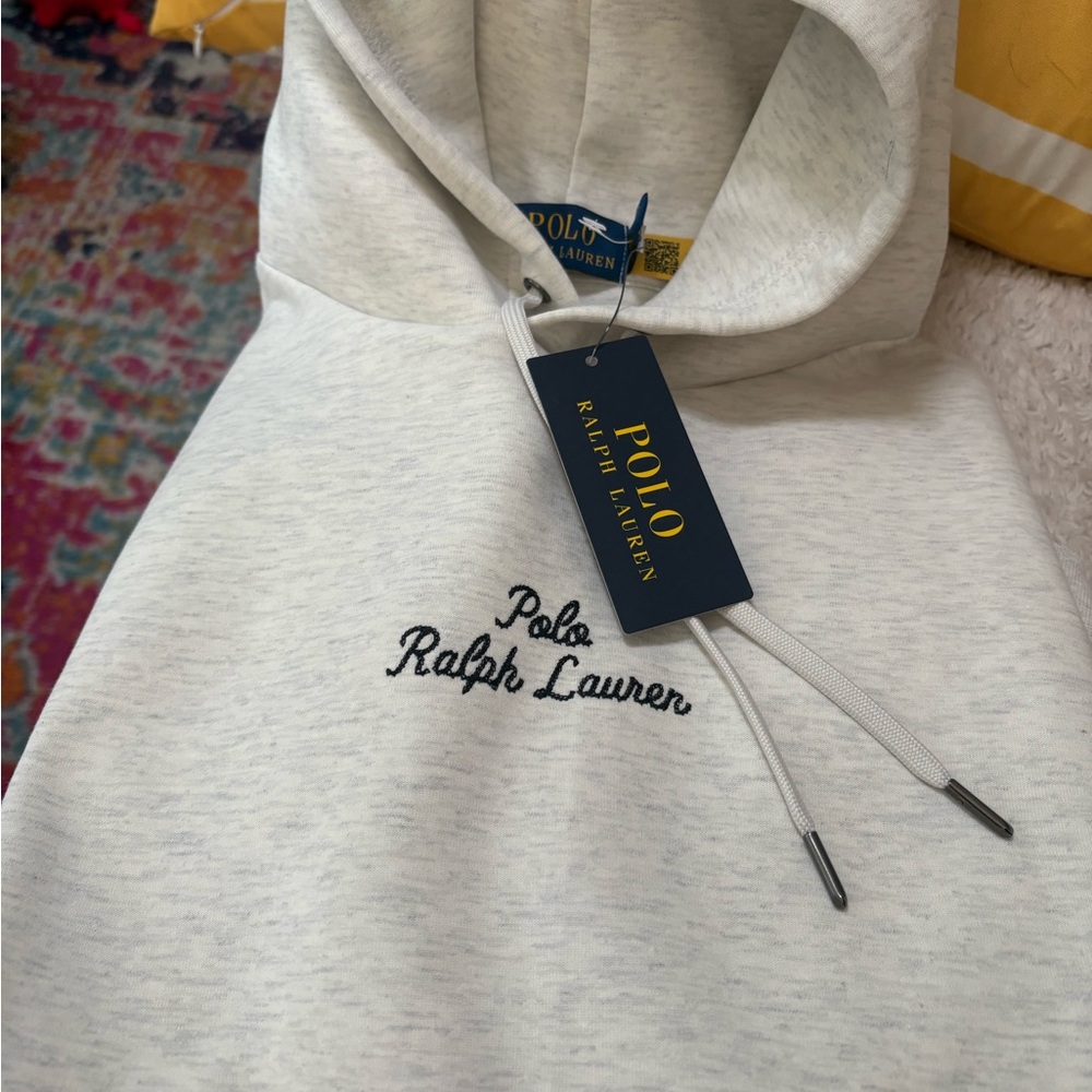 Ralph Lauren Men's Light Gray Hoodie